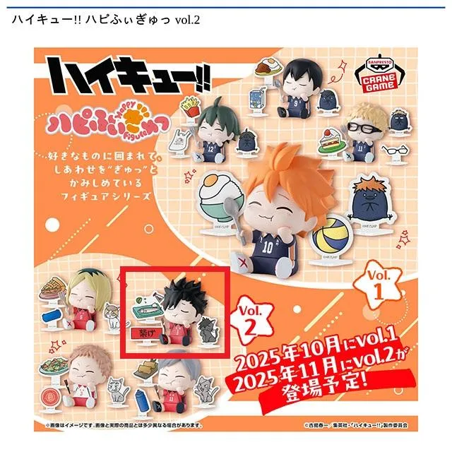 B黒尾鉄朗】ハイキュー!! ハピふぃぎゅっ vol.2 オンラインクレーン 