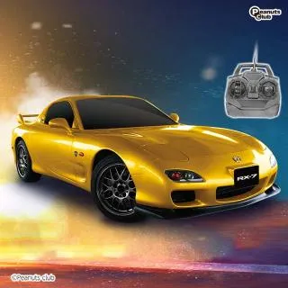 Bイエロー】RC MAZDA RX-7 spirit-R オンラインクレーンゲーム DMMオンクレ