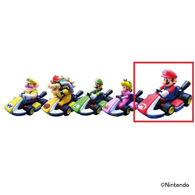 Aマリオ】マリオカート8プルバックフィギュア オンラインクレーン