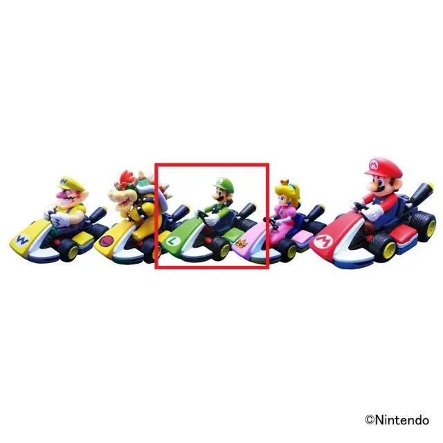 Cルイージ】マリオカート8プルバックフィギュア オンラインクレーン