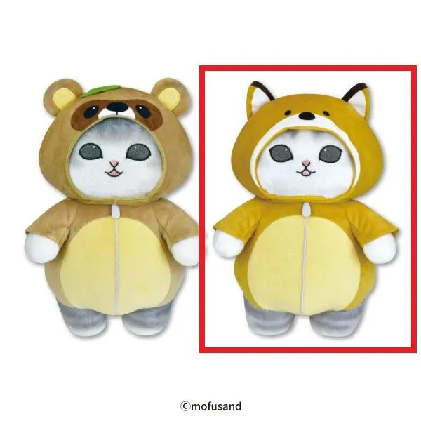 Bきつね】mofusand あったかパジャマにゃんBIGぬいぐるみ オンライン