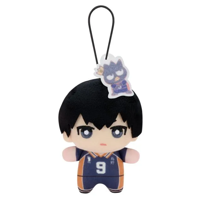 ハイキュー × サンリオ ちびぐるみ マスコット 【影山飛雄 × バッドばつ丸】 ハイキュー ×サンリオキャラクターズ 影山飛雄×バッドばつ丸 ちび