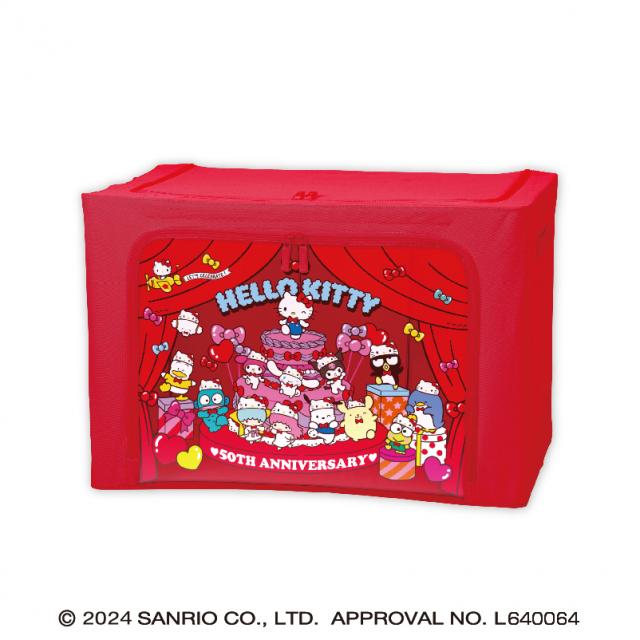 最終価格！レア！キティルームボックス ハローキティ 50thパーティータイム!窓付き収納ボックス オンライン
