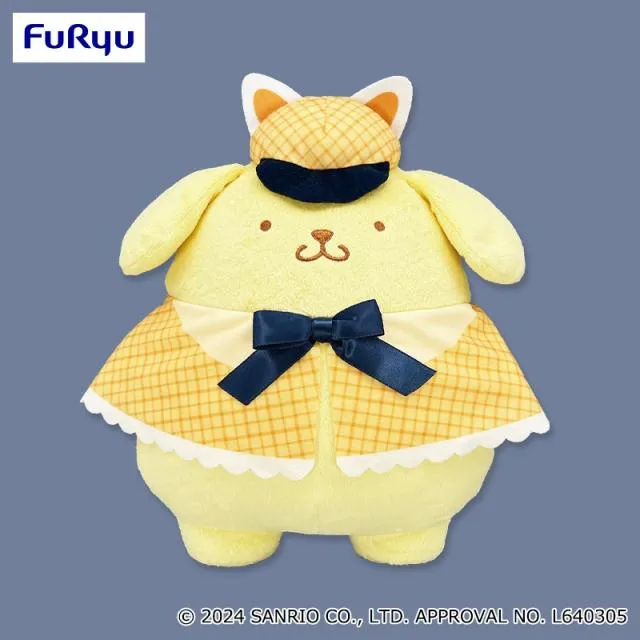 ポムポムプリン ねこねこ探偵BIGぬいぐるみ オンラインクレーンゲーム
