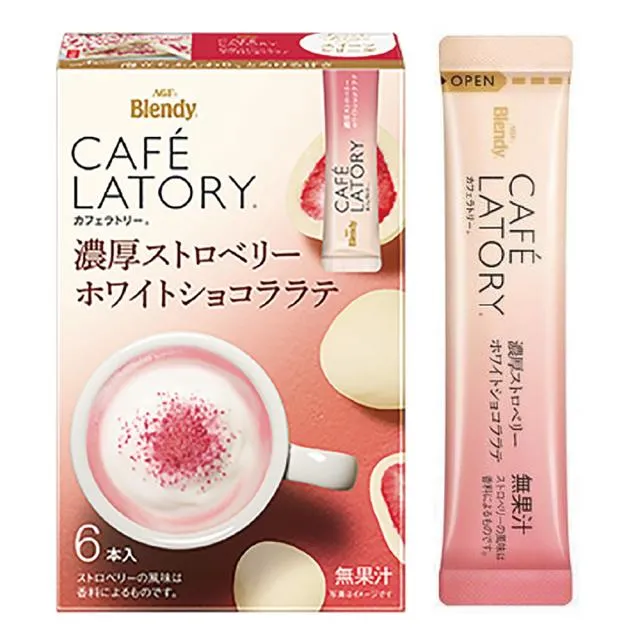濃厚ストロベリーホワイトショコララテ】ブレンディ カフェラトリー