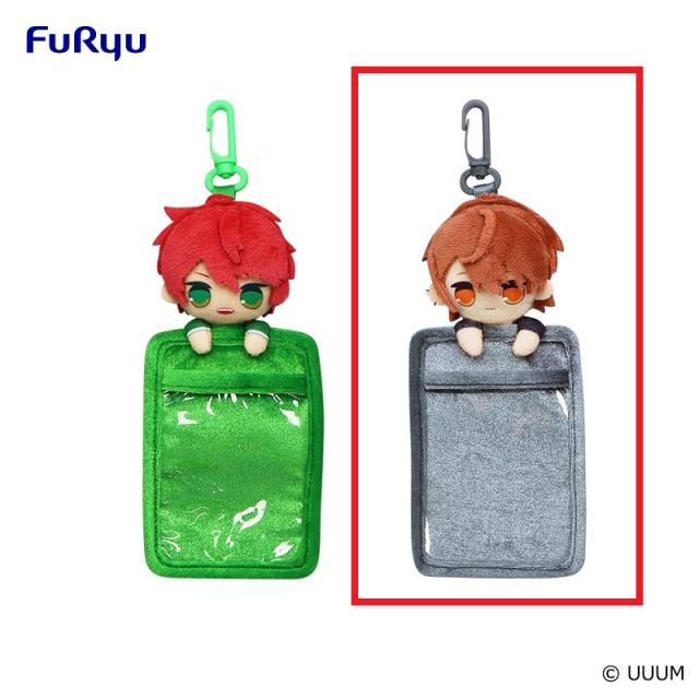 Bうり】カラフルピーチ ぬいぐるみパスケース① オンラインクレーン