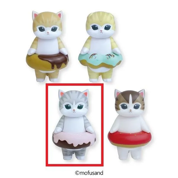 Cいちごチョコ】mofusand ドーナツにゃんソフビフィギュア オンライン