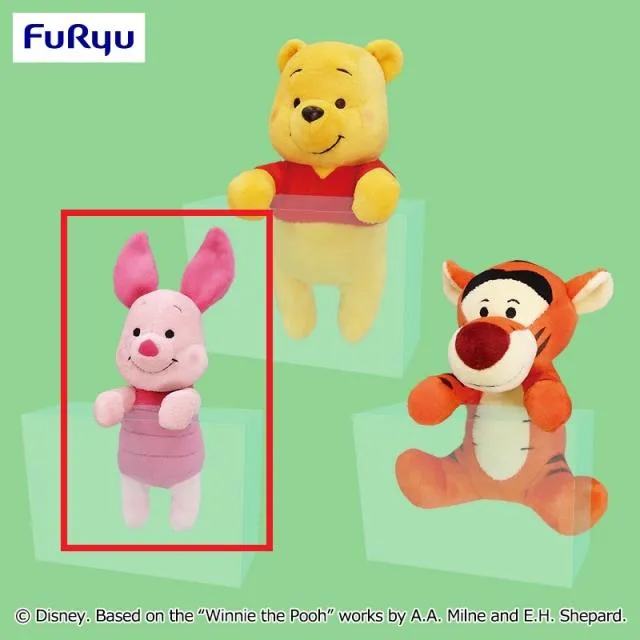 Bピグレット】くまのプーさん 【FDT】ひっかけぬいぐるみ オンライン