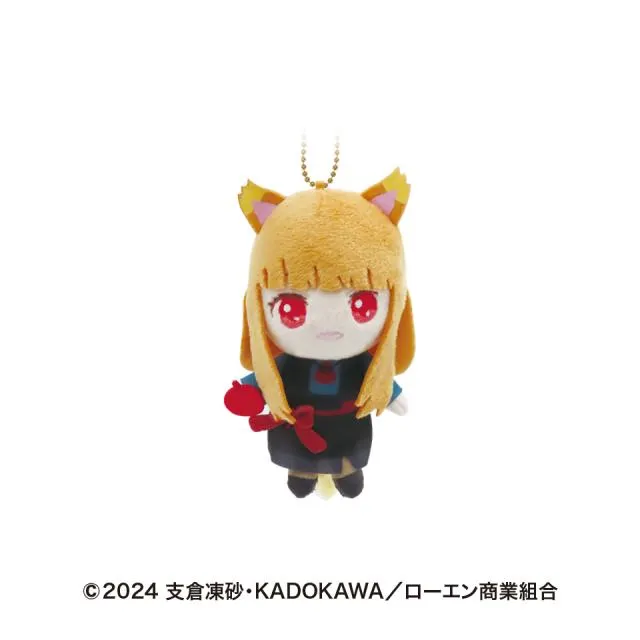 Cりんご持ち】狼と香辛料 マスコットぬいぐるみ オンラインクレーン