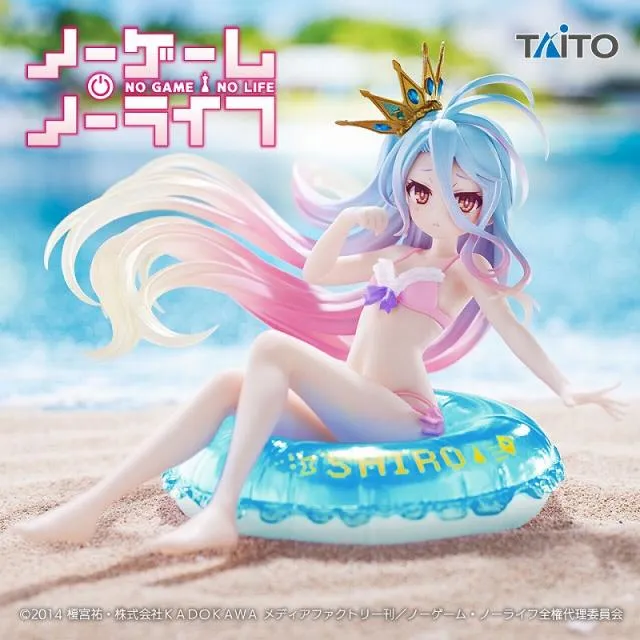 白】ノーゲーム・ノーライフ Aqua Float Girls フィギュア 白 Renewal