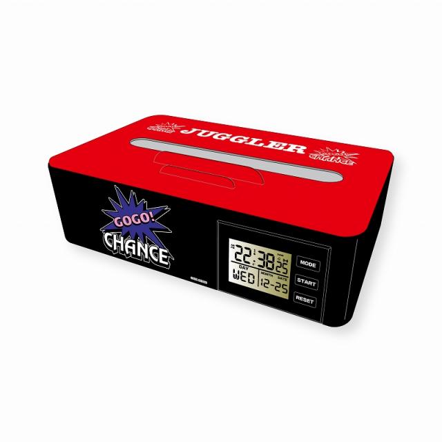 A:RED×BLACK】ジャグラー ティッシュクロック オンラインクレーン