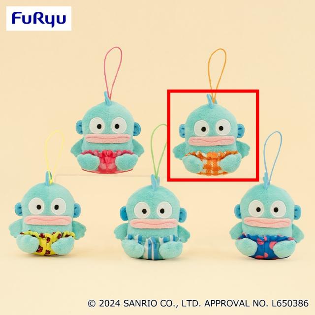 Bチェック(オレンジ)】ハンギョドン パンツコレクションマスコット