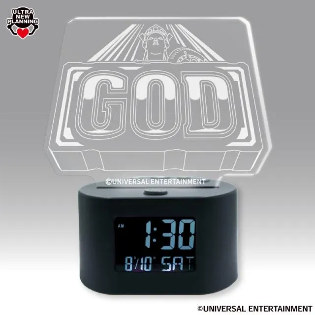 MILLIONGOD 神々の凱旋光る!LEDアクリルクロック オンラインクレーン