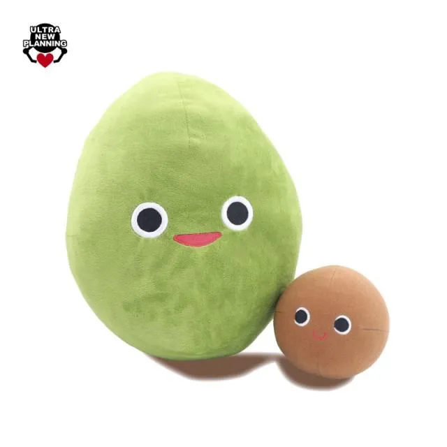 アボカド ぬいぐるみ 種が落ちるアボカドぬいぐるみ オンラインクレーンゲーム DMMオンクレ