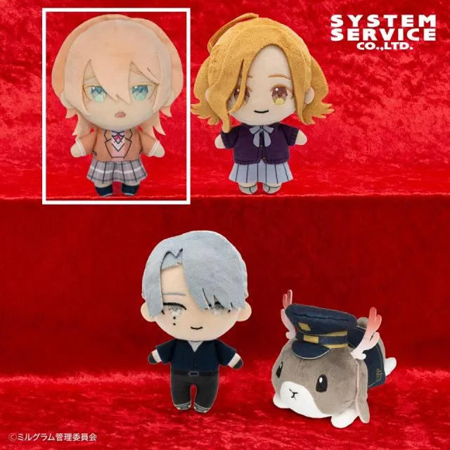 MILGRAM デフォルメぬいぐるみ　ムウ　3点セット Aムウ】MILGRAM デフォルメぬいぐるみ アナザー衣装ver. Part2