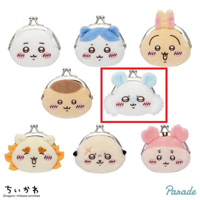 Dモモンガ】ちいかわ ミニがま口ポーチ オンラインクレーンゲーム DMM