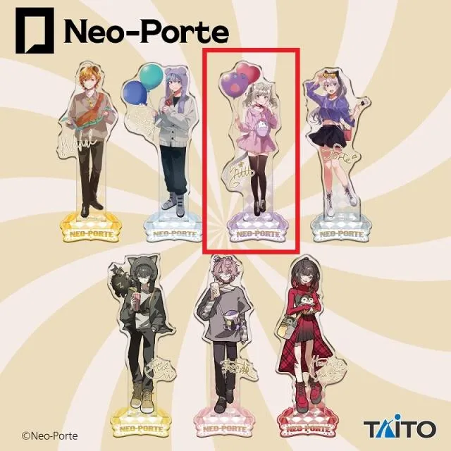 C夜絆ニウ】Neo-Porte 描き下ろしアクリルスタンド オンラインクレーン