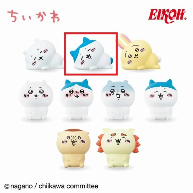 Bハチワレ(寝そべり)】ちいかわ インテリアミニフィギュア3 オンライン