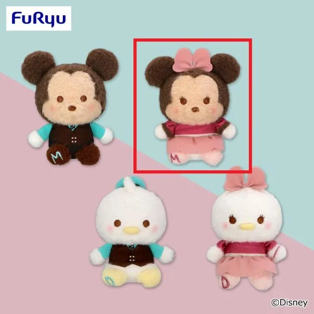 Bミニー】ミッキー&フレンズ ルビー&ミントショコラ ミルキーボア
