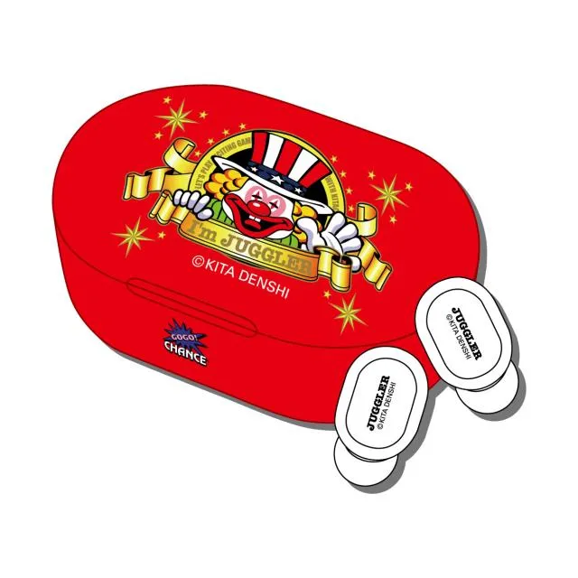 B:RED】ジャグラー ワイヤレスイヤホン(OVAL) オンラインクレーン