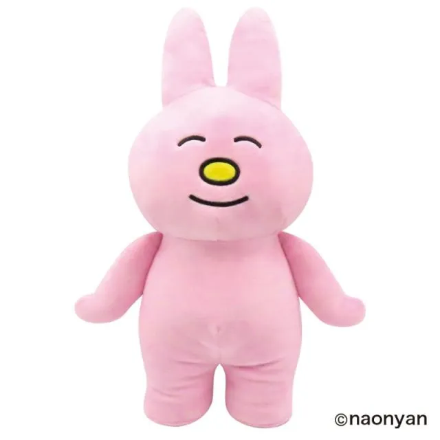 低空飛行うさぎBIGぬいぐるみ　全3種コンプリート　なおにゃん　うさぎ　人形玩具 うさぎ】低空飛行うさぎ BIGぬいぐるみ オンラインクレーンゲーム DMM