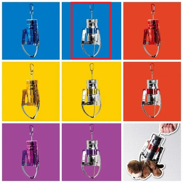 クレーンゲームアームキーホルダー（多色）　3種類　　10個セット クレーンゲーム アームキーホルダー 3個セット