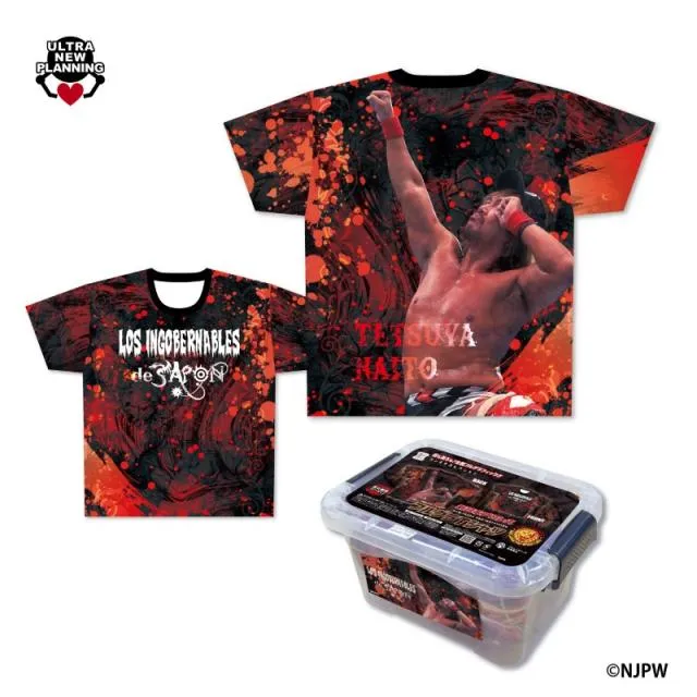 A内藤哲也選手(赤)】コンコレ 新日本プロレス フルグラTシャツ
