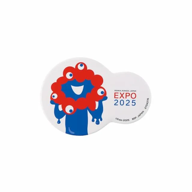 C:ミャクミャク&EXPO 2025 ロゴマーク】ミャクミャク 缶バッジ