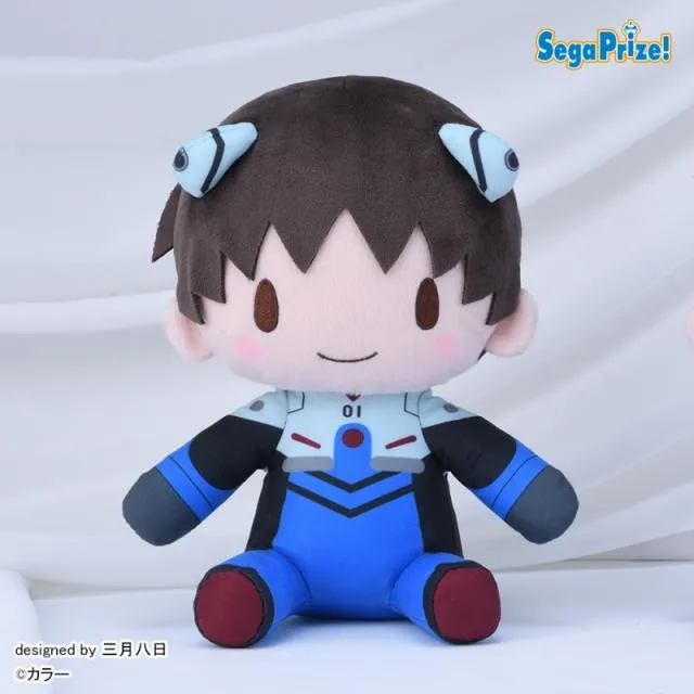 A目開き】エヴァンゲリオンシリーズ ふわぷち Mぬいぐるみ“シンジ