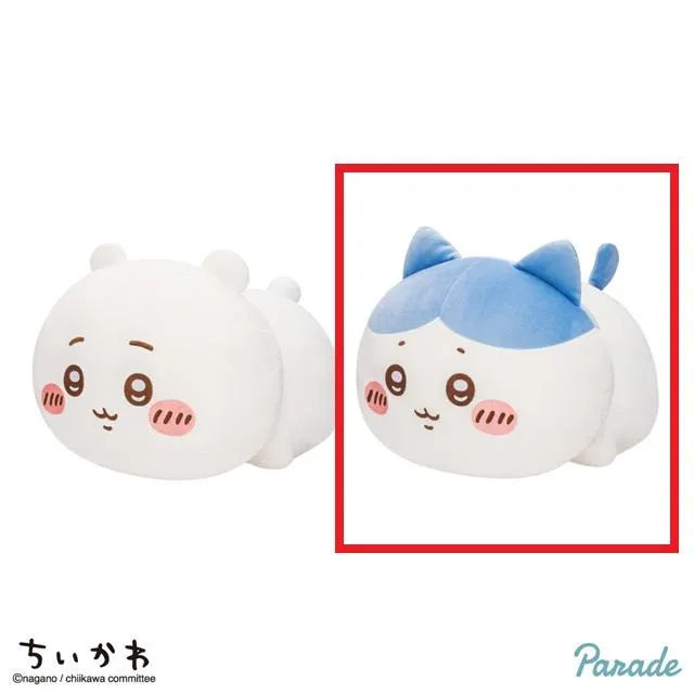 Bハチワレ】ちいかわ もっちるねそべりBIGぬいぐるみ① オンライン