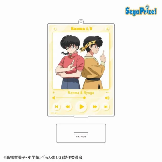 F乱馬&良牙(黄)】TVアニメ「らんま1/2」 スタンド付アクリルキー