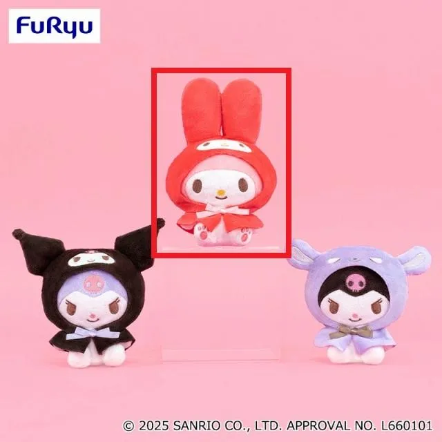 Bマイメロポンチョ】マイメロディ・クロミ おめかしポンチョ付き