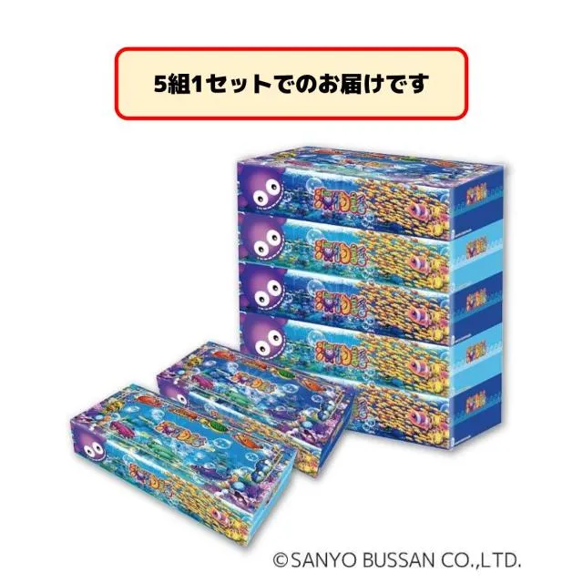 海物語 BOXティッシュ(スタンダードver)5個組 オンラインクレーン