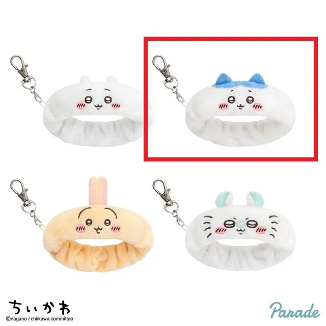 Bハチワレ】ちいかわ リストバンド キーホルダー オンラインクレーン