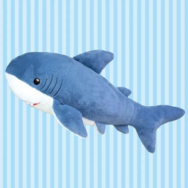 Dサックス】でっかい!サメ ふわふわぬいぐるみ100cm 3 オンライン