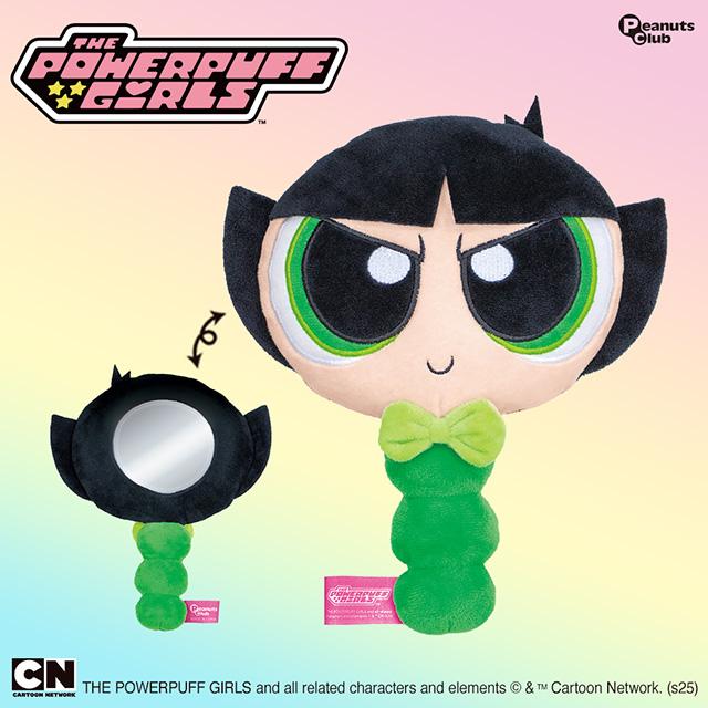 Cバターカップ】パワーパフガールズ ぬいぐるみミラー オンライン