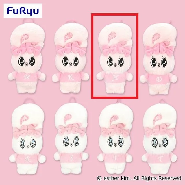 H】エスターバニー イニシャルマスコット オンラインクレーンゲーム