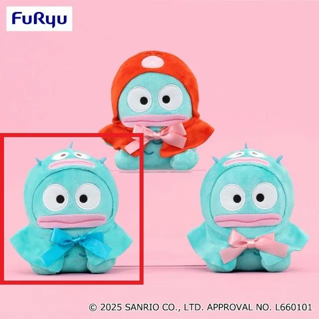 Aハンギョドンポンチョ(リボンブルー)】ハンギョドン おめかしポンチョ