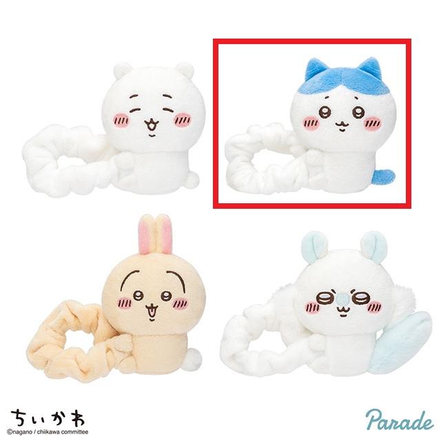 Bハチワレ】ちいかわ ぬいぐるみシュシュ オンラインクレーンゲーム