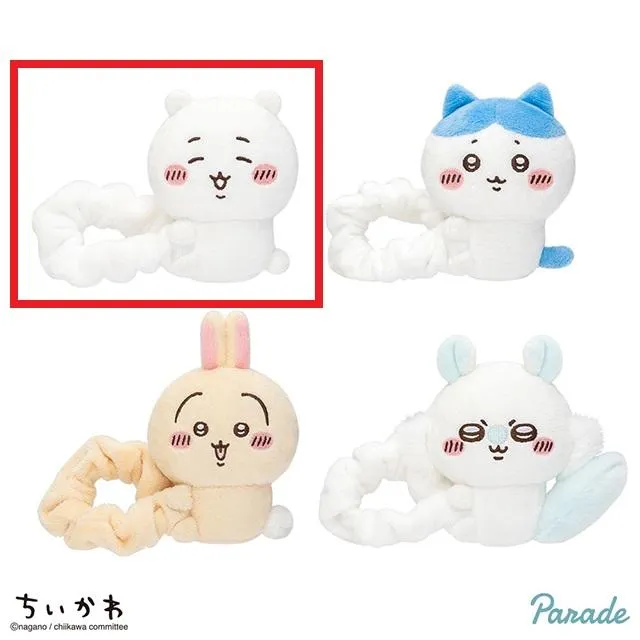 Aちいかわ】ちいかわ ぬいぐるみシュシュ オンラインクレーンゲーム