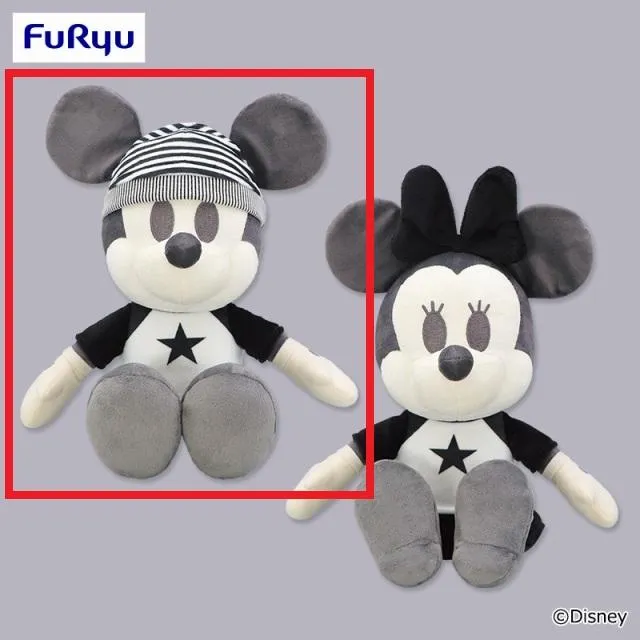 Aミッキー】ミッキー&ミニー デココレ ラグランBIGぬいぐるみ