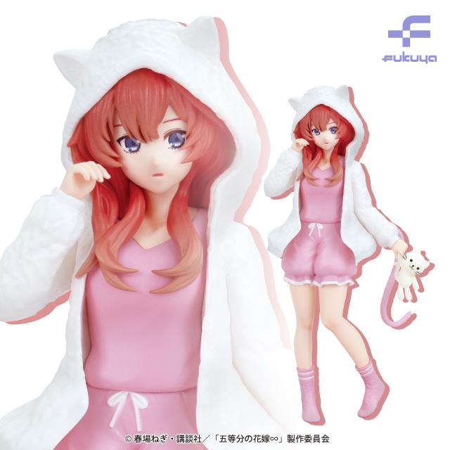 L　五等分の花嫁　猫耳 ミニキャラ　スウェット上下　シール&amp;ハンガー、他M　LL 五等分の花嫁 Fascinity Figure 二乃～猫耳パーカー～｜プライズ
