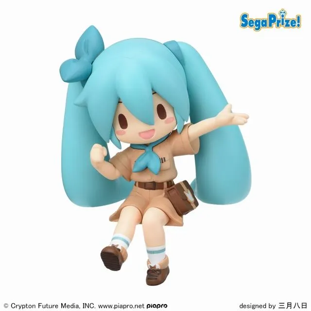 B動物園(青リボン)】初音ミクシリーズ ふわぷち ちょこのせ ミニ