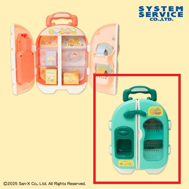 Bブルー】すみっコぐらし ようこそ!たべもの王国 冷蔵庫おもちゃ