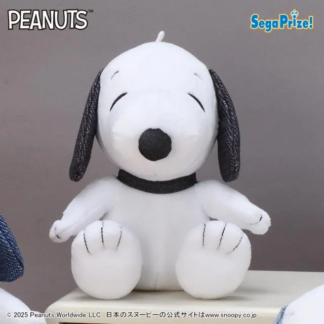 Aインディゴ】SNOOPY(TM) ぬいぐるみ デニム風(EX) オンラインクレーン