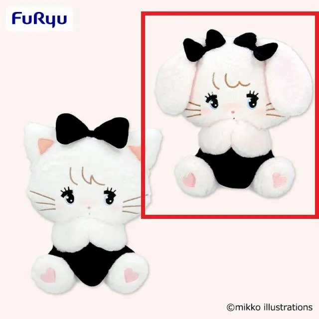 Bキャミー】mikko characters BLACK RIBBON BIGぬいぐるみ～ムース