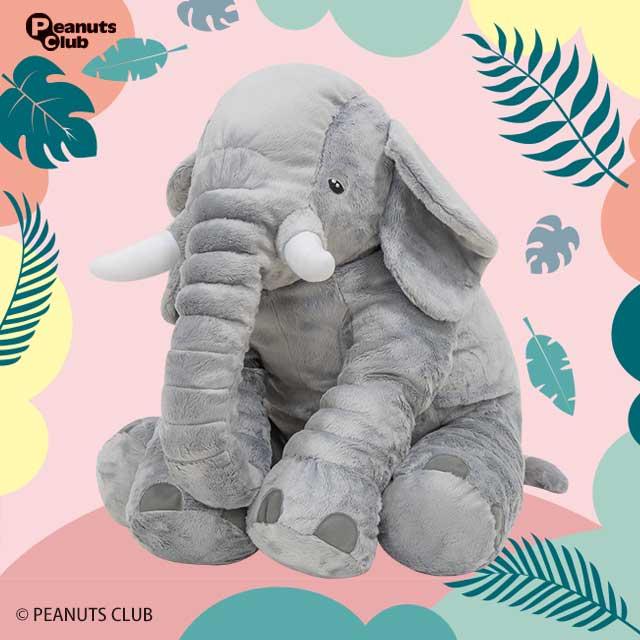 【レア！タグ付】 東京動物園協会　象　ぬいぐるみ　おがくず　ゾウ 東京動物園協会ぬいぐるみ ゾウ | 古道具ラロ