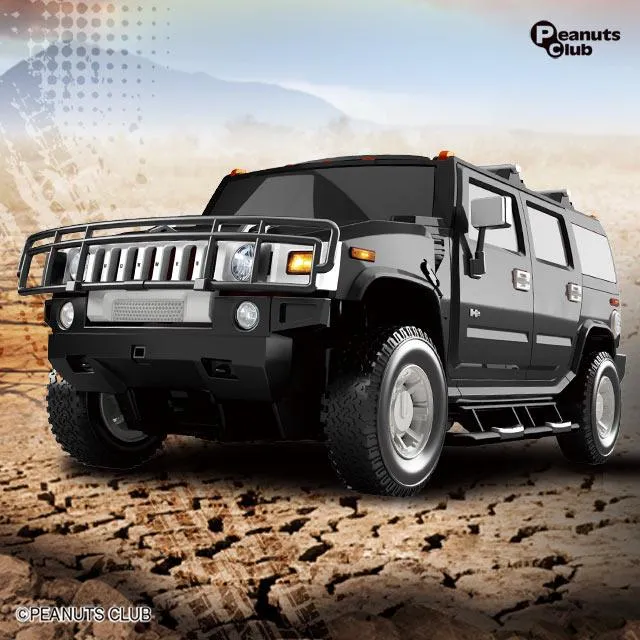 Aブラック】RC Hummer H2(1988) オンラインクレーンゲーム DMMオンクレ