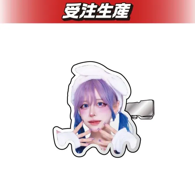 架空使てんる】MADMED アクリル前髪クリップ オンラインクレーンゲーム