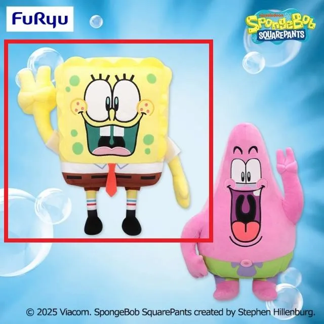 スポンジ・ボブ ぬいぐるみ 特大　780×750 スポンジボブグッズ